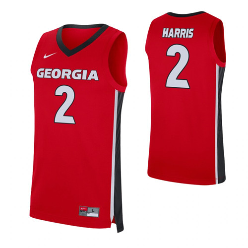Georgia Bulldogs Jordan Harris Replica Jersey Red