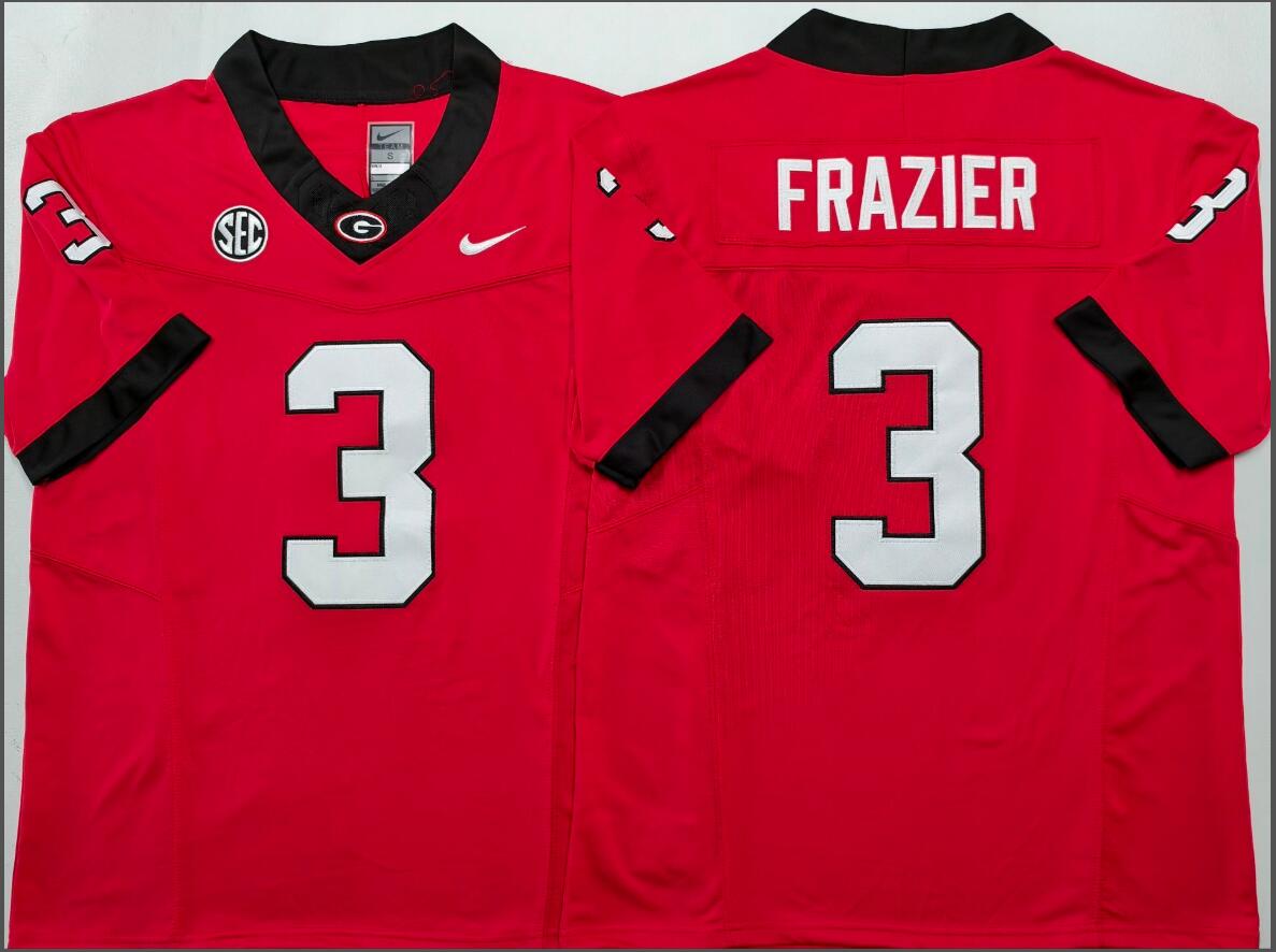 Georgia Bulldogs Red #3 FRAZIER