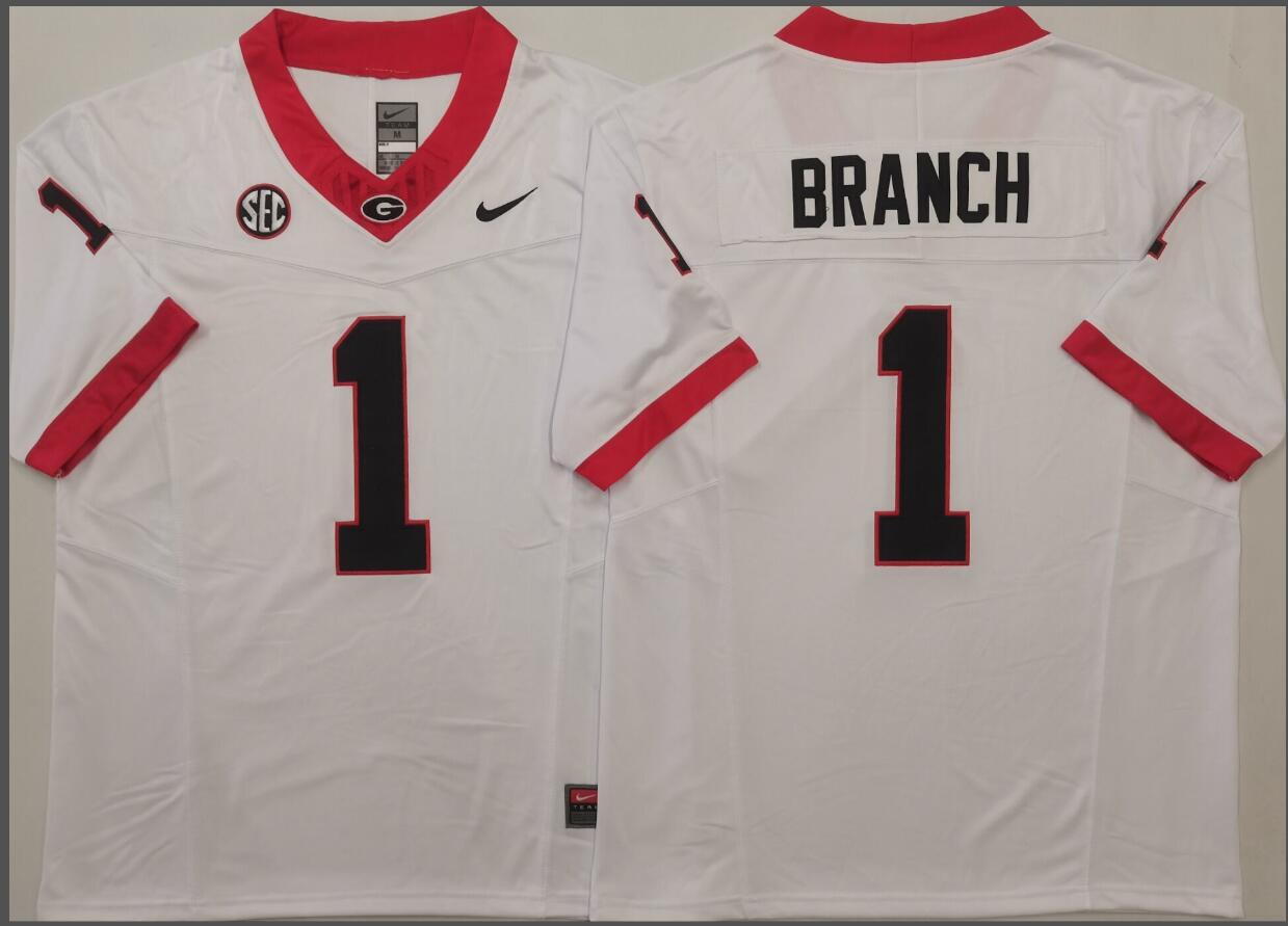 Georgia Bulldogs White #1 BRANCH