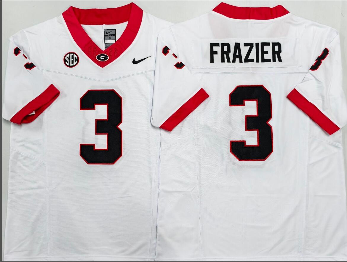 Georgia Bulldogs White #3 FRAZIER