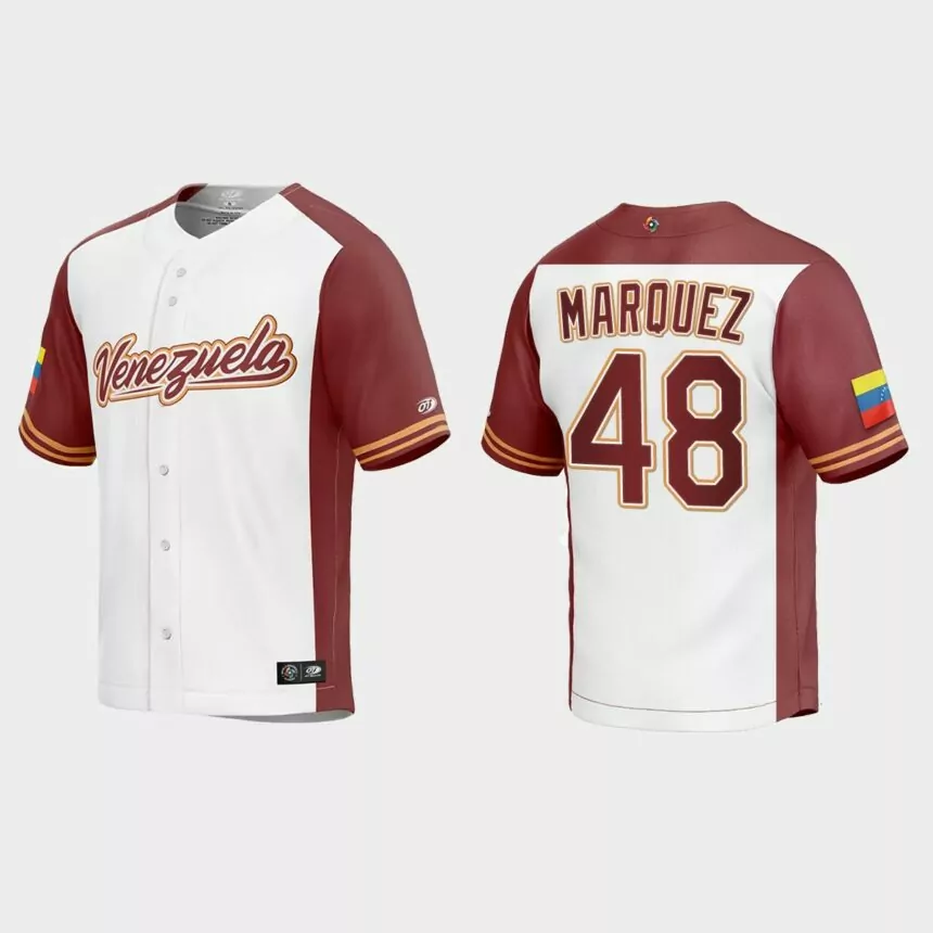 German Marquez Venezuela Baseball 2023 World Baseball Classic Replica Jersey – White