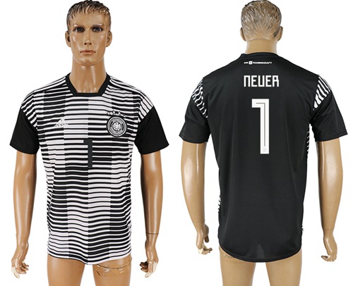 Germany #1 Neuer Away Soccer Country Jersey