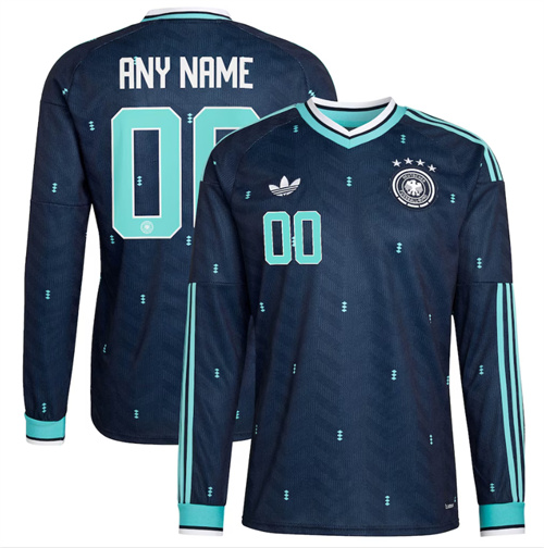 Germany National Team adidas 2026 Away Replica Long Sleeve Custom Jersey