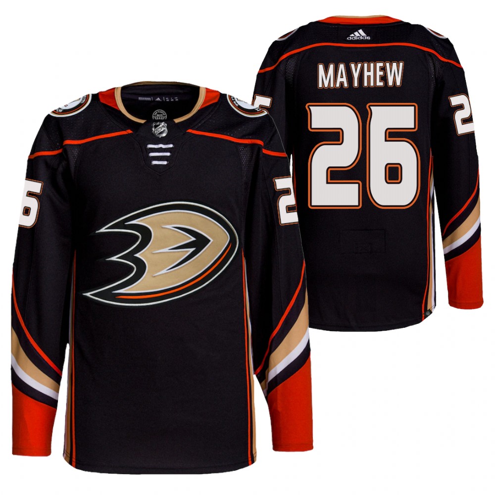 Gerry Mayhew Anaheim Ducks Black Home Primegreen Authentic Pro Jersey