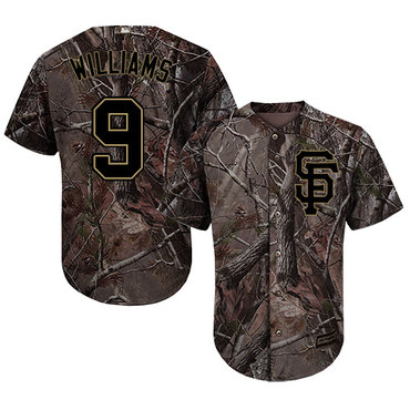 Giants #9 Matt Williams Camo Realtree Collection Cool Base Stitched Baseball Jersey