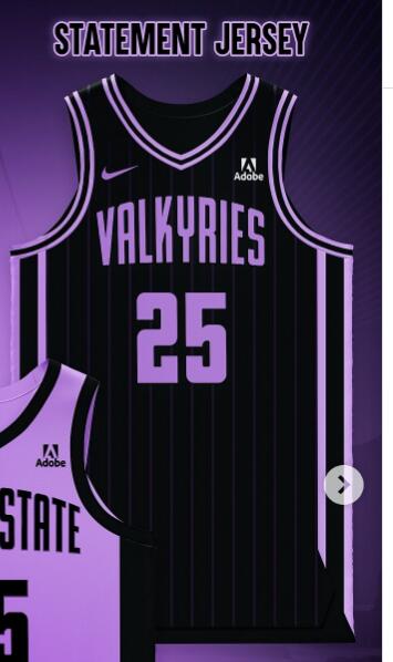 Golden State Valkyries 2025 Fan STATEMENT Basketball Jersey