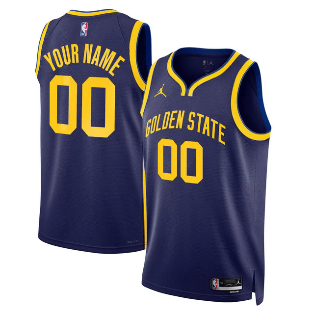 Golden State Warriors 2025 Swingman Custom Jersey NAVY.webp
