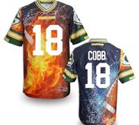 Green Bay Packers #18 COBB Men's Stitched NFL Elite Fanatical Version Jersey (4)