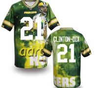Green Bay Packers #21 CLINTON-DIX Men's Stitched NFL Elite Fanatical Version Jersey (3)