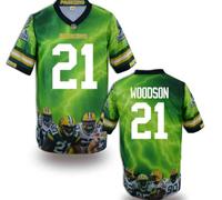 Green Bay Packers #21 WOODSON Men's Stitched NFL Elite Fanatical Version Jersey (2)
