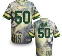 Green Bay Packers #50 HAWK Men's Stitched NFL Elite Fanatical Version Jersey (7)