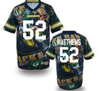 Green Bay Packers #52 MATITHEWS Men's Stitched NFL Elite Fanatical Version Jersey (1)
