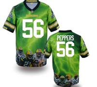 Green Bay Packers #56 PEPPERS Men's Stitched NFL Elite Fanatical Version Jersey (2)