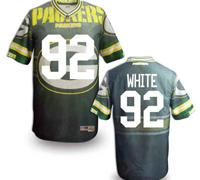 Green Bay Packers #92 WHITE Men's Stitched NFL Elite Fanatical Version Jersey (5)