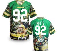 Green Bay Packers #92 WHITE Men's Stitched NFL Elite Fanatical Version Jersey (8)