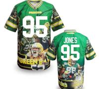 Green Bay Packers #95 JONES Men's Stitched NFL Elite Fanatical Version Jersey (8)