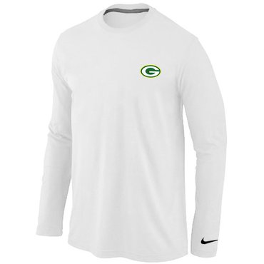 Green Bay Packers Sideline Legend Authentic Long Sleeve T-Shirt White