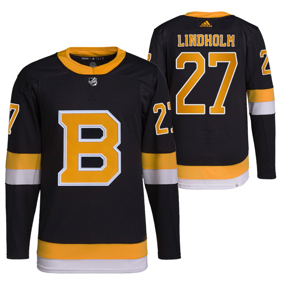 Hampus Lindholm Boston Bruins Black Alternate Primegreen Authentic Pro Jersey Stitched