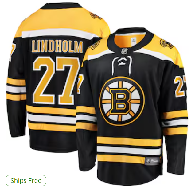 Hampus Lindholm Boston Bruins Fanatics Home Breakaway Player Jersey - Black