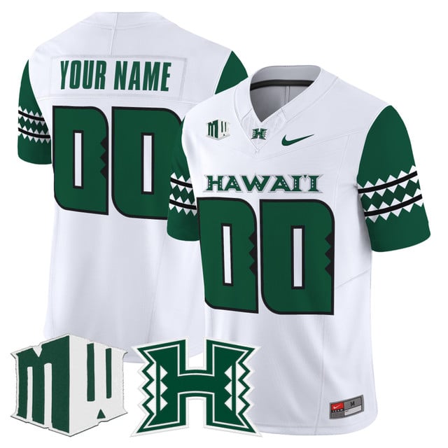 Hawai'i Rainbow Warriors 2025 Vapor Limited Custom Jersey