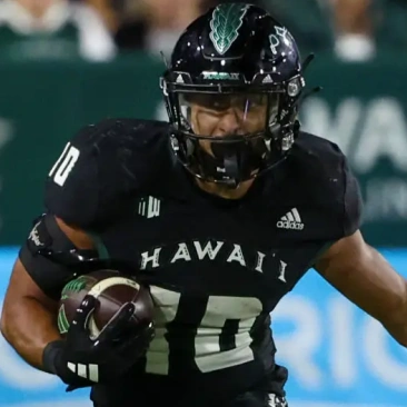 Hawaii Rainbow Warriors #10 David Cordero Adidas Black NCAA College Football Jersey 