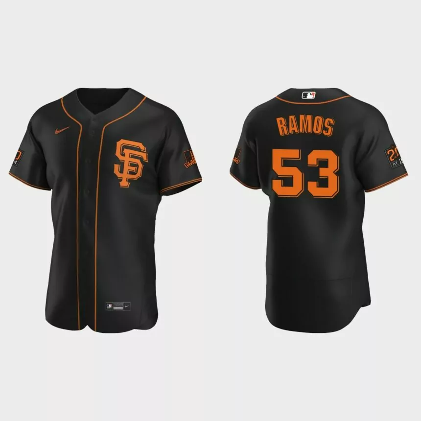 Heliot Ramos San Francisco Giants Authentic Alternate Jersey – Black
