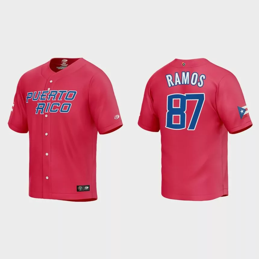 Henry Ramos World Baseball Classic 2023 World Baseball Classic Jersey – Red