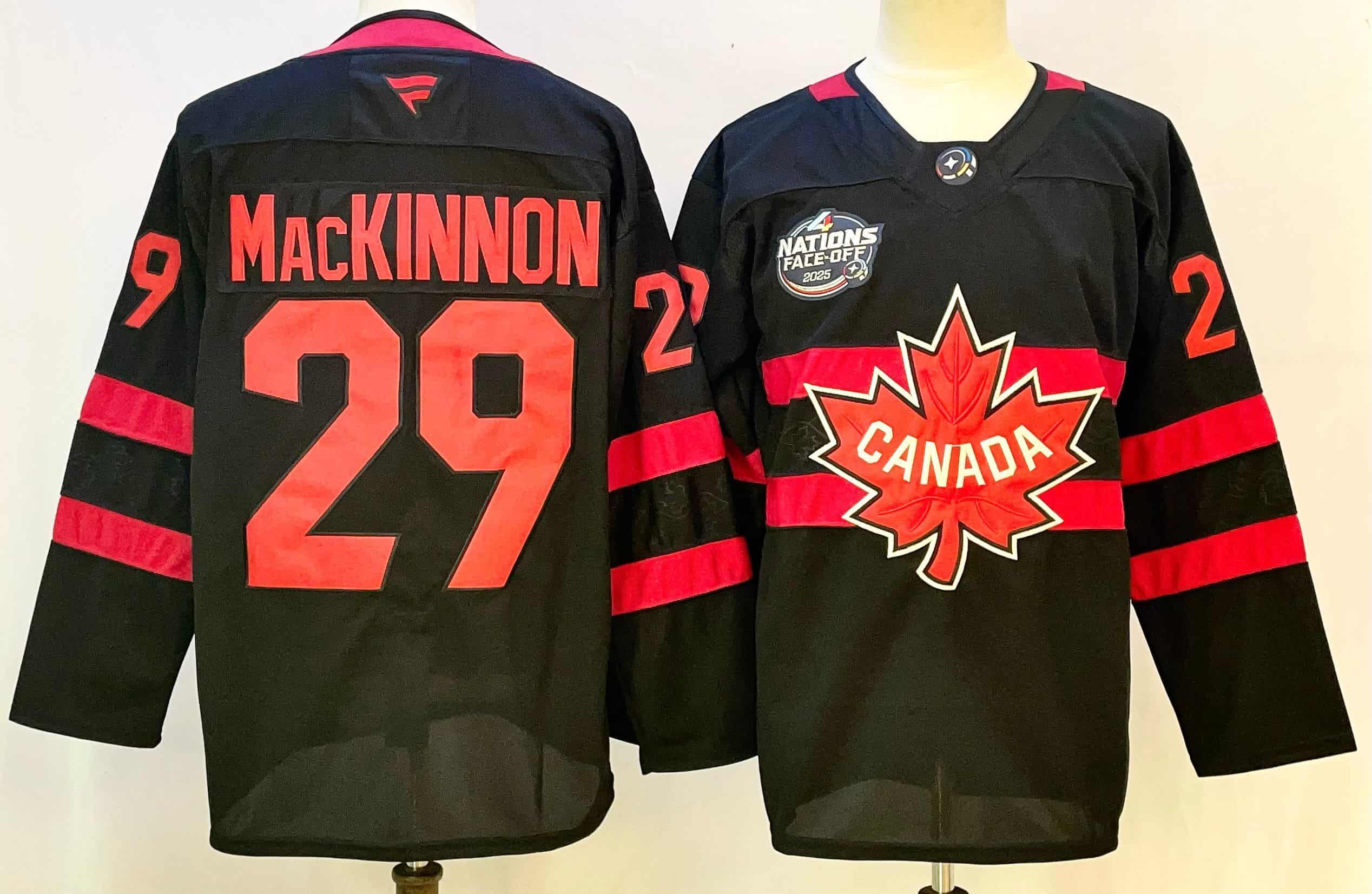 Hockey  Canada    Hockey Jersey  Nathan MacKinnon 29