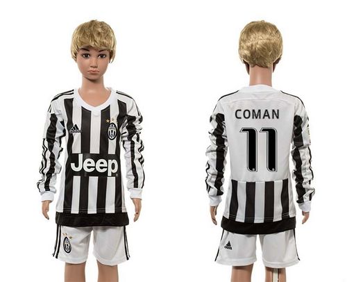 Home Long Sleeves Kid Soccer Club Jersey