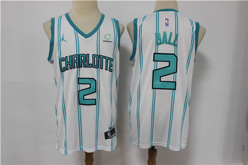 Hornets 2 LaMelo Ball White 2021 Swingman Jersey