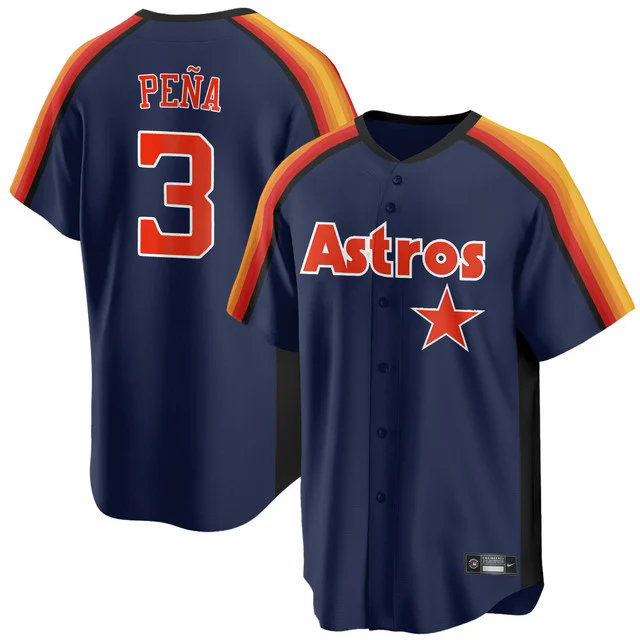 Houston Astros 1989 Throwback Road Jersey  NAVY #3 JEREMY PENA.webp