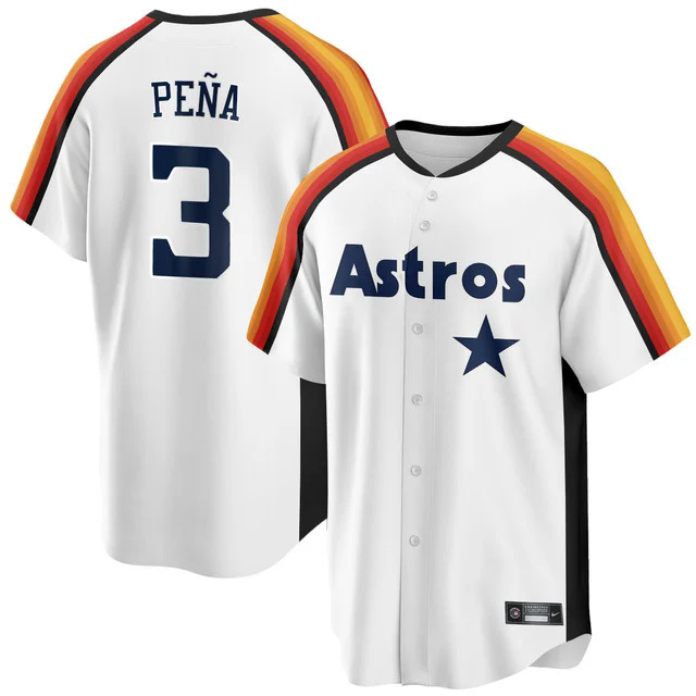 Houston Astros 1989 Throwback Road Jersey  WHITE #3 JEREMY PENA.webp