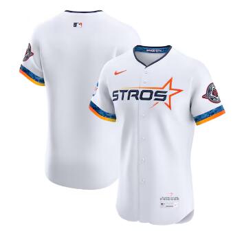 Houston Astros Nike 2025 City Connect Elite Jersey - White