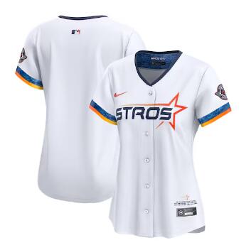 Houston Astros Nike Women's 2025 City Connect Limited Jersey - White
