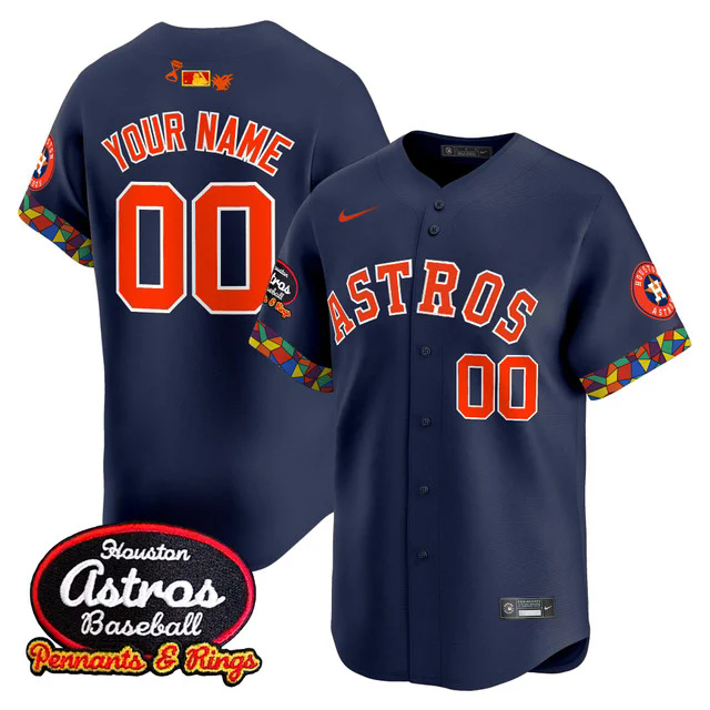 Houston Astros x El Tiempo Cantina Vapor Premier Limited Custom Jersey NAVY.webp