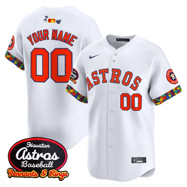 Houston Astros x El Tiempo Cantina Vapor Premier Limited Custom Jersey WHITE.webp