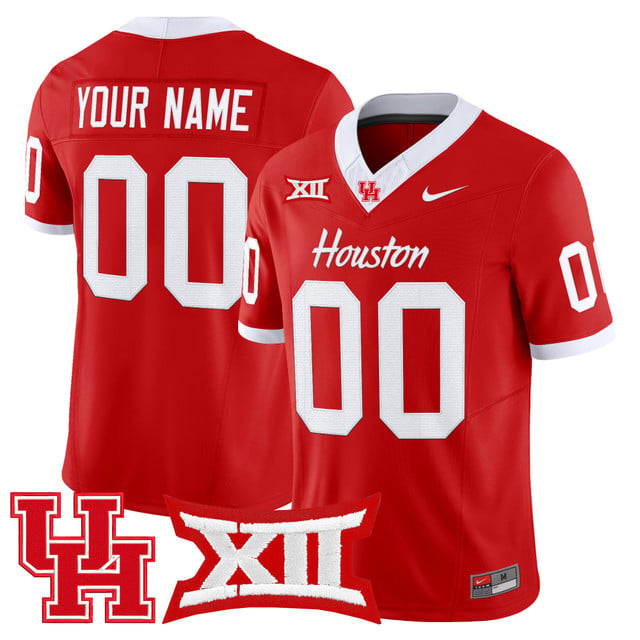 Houston Cougars 2025 Vapor Limited Custom Jersey RED