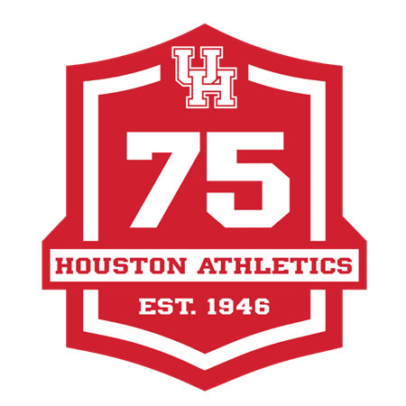 Houston Cougars Basketball 75TH Anniversary Patch