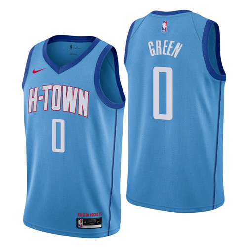Houston Rockets #0 Jalen Green Blue Jersey 2021 NBA