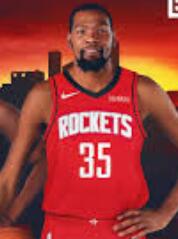 Houston Rockets KEVIN DURANT jersey Red