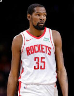 Houston Rockets KEVIN DURANT jersey White