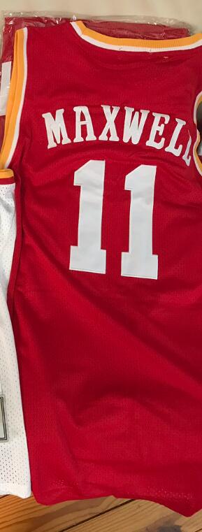 Houston Rockets Vernon Maxwell vintage jersey Red
