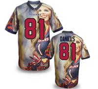 Houston Texans #81 Owen Daniels Stitched NFL Elite Fanatical Version Jersey (7)