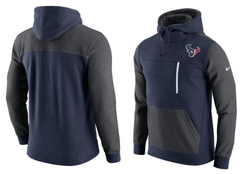 Houston Texans Nike AV15 Fleece Pullover Hoodie Navy