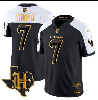 Houston Texans Nike Vapor Untouchable Custom Black White Football Jersey