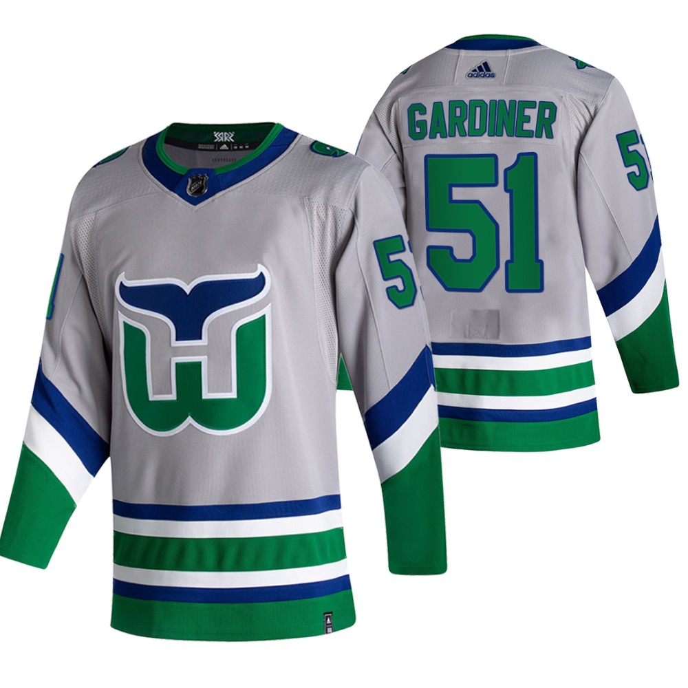 Hurricanes 2021 Reverse Retro #51 Jake Gardiner Green Jersey Special Edition Authentic