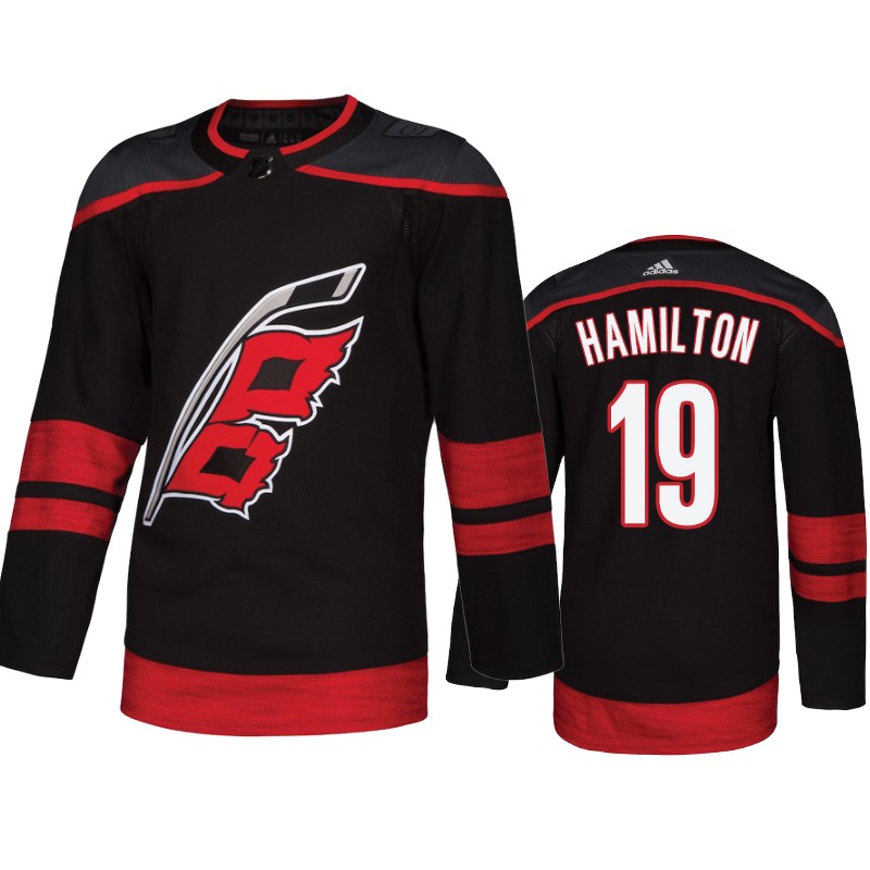 Hurricanes Dougie Hamilton Black Authentic Alternate Jersey