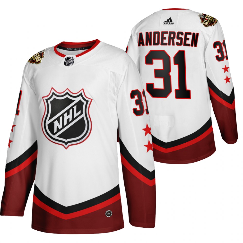 Hurricanes Frederik Andersen 2022 NHL All-Star Red Eastern Jersey