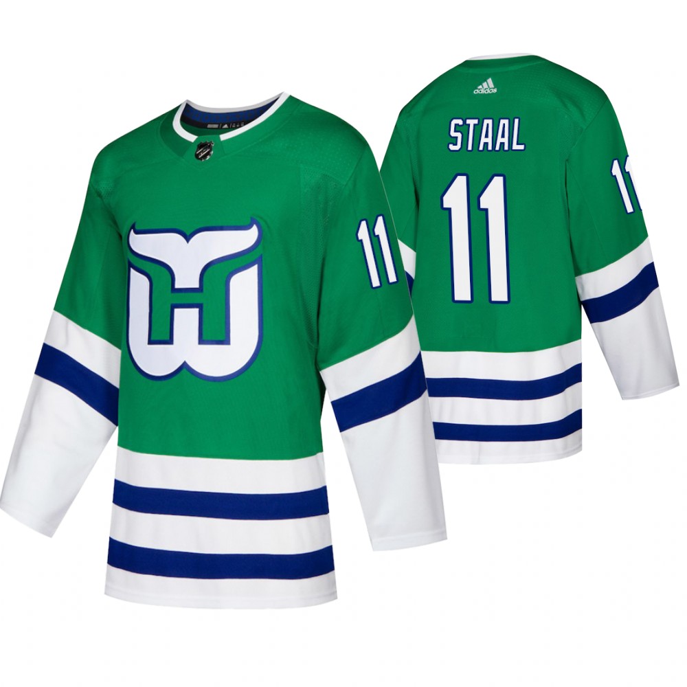 Hurricanes Jordan Staal Green Whalers Night Jersey