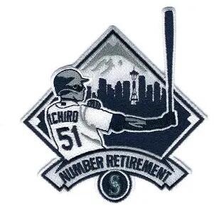 Ichiro Suzuki #51 Miami Marlins 3000th Hit Jersey Patch